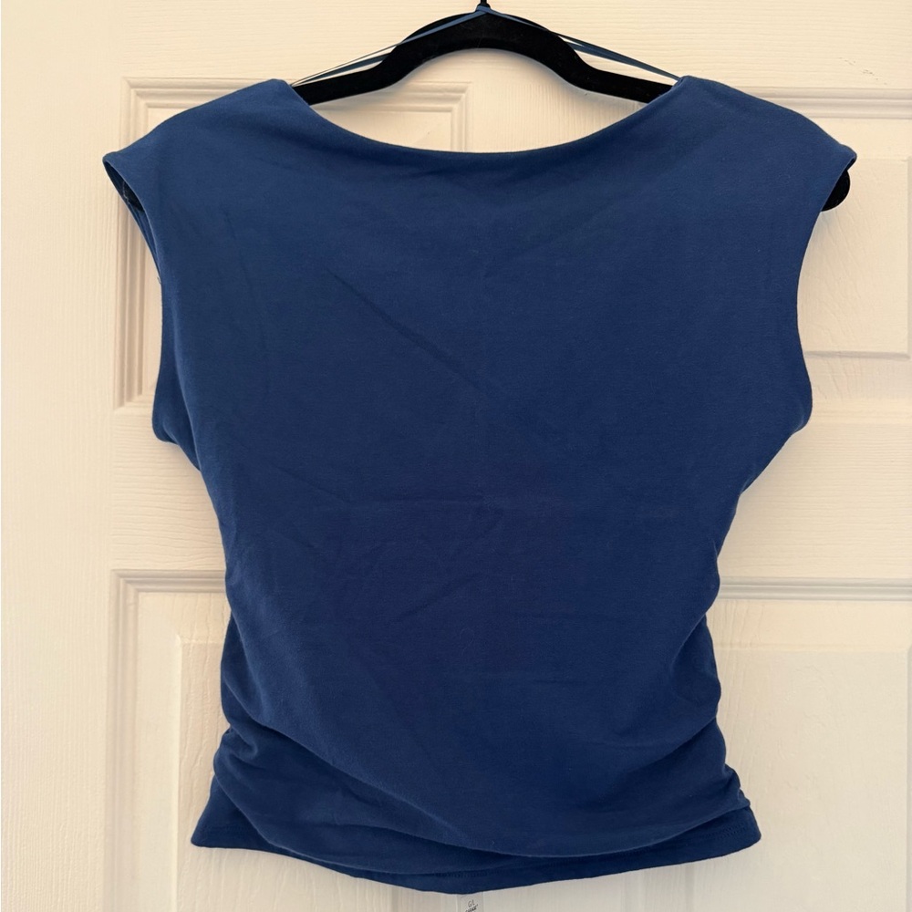 NWT Garage Supersoft Ruched Back Top